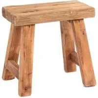 DESIGN DELIGHTS Hocker SITZHOCKER "RUSTIC", 41x42x24cm (HxBxT), Holz massiv, Holzhocker, 0