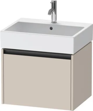 Duravit Ketho.2 Waschtischunterbau wandhängend Taupe Matt 584x460x440 mm - K25075091910000 K25075091910000