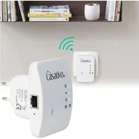 Casativo 300 Mbit/s mit WPS-Funktion-WiFi-Verstärker WLAN-Repeater, 2,4 GHz – Einfache Einrichtung