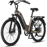Vankel E-Bike Trekkingrad e bike für herren 26 zoll 18.2AH 36V 655WH damen 120km Elektrofahrrad, Kettenschaltung, Heckmotor, 655 Wh, (Beleuchtungsset mit Batterieladegerät, Batterieschlüssel, Werkzeug), Komfortables Stadtrad mit Scheibenbremsen & 26"