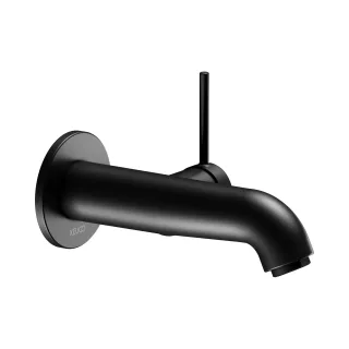 Keuco IXMO Soft Black Selection Waschtischarmatur Unterputz, rund, Ausladung: 165 mm, schwarz matt 59516370201