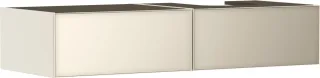 Hansgrohe Xevolos E Waschtischunterschrank Sandbeige Matt 1370/550 mit 2 Schubkästen für Konsole mit 54323790