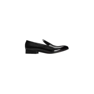 Roberto Pepe Luxus Schwarze Kalbsleder Herren Slipper