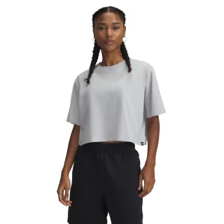 Under Armour - "Rival" T-Shirt für Damen, kurz geschnitten, Lose (Grau)