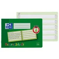 OXFORD Schulheft Oxford Schreibheft Lineatur 0 liniert 16 Blatt grün DIN A5 quer