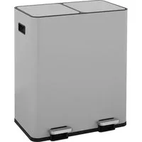 OTTO home Mülleimer Garrin, Soft Close, m. 2 Fächern, Fassungsvermögen 2x15 L bzw. 2x30 L, Mülltrennsystem mit 2 separaten Innenbehältern und Fußtrittpedalen