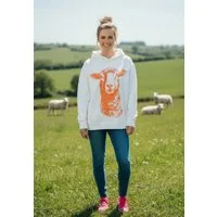 salzhaut Hoodie VÖRSLACH Damen Oversized salzhaut Kapuzenpullover – bequemer Fit und nordisch klares Design