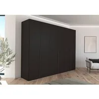 rauch Drehtürenschrank Kleiderschrank Schrank Garderobe Wäscheschrank BESTSELLER MONTCLAR (3 Ausstattungen BASIC/CLASSIC/PREMIUM (SOFT-CLOSE), Breiten 201-400 cm) Front in Glas/Hochglanz/Dekor/Grauspiegel in 5 Breiten MADE IN GERMANY