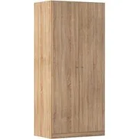 rauch Kleiderschrank Schrank Garderobe Garderobenschrank Putzschrank Wäscheschrank BERGHEIM (Breite/Höhe/Tiefe: 91/197/54 cm) viel Stauraum, abschließbar mit insgesamt 4 Schlüsseln MADE IN GERMANY