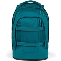 Satch Schulranzen Schulrucksack PACK Deep Petrol, Kollektion 2024 (1 Stück), Laptop-Fach, Your-Size-System, Schulranzen