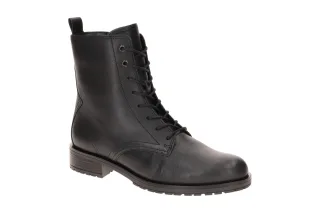 Gabor Damen Stiefeletten 8039.02.001 Schwarz - elegante Lace Up Boots
