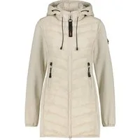 Alife & Kickin Sommerjacke Damen YlvaAK A Übergangsjacke, Jacke Chevron-Steppung, Kapuze mit Kordelzug, Zwei-Wege-Reißverschluss