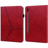 SmartUP Tablet-Hülle für Samsung Galaxy Tab S10+ / S9+ / S9 FE+ Tasche Case Schutzglas 9H 12,4 Zoll, integrierte Standfunktion, integrierte Kartenfächer