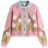 Next Strickjacke Strickjacke, Tulpe (1-tlg)