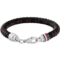 Tommy Hilfiger Lederarmband TYSON, mit Emaille