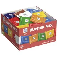 Ritter SPORT Schokolade, Ritter Sport Mini Thekendisplay 8 Sorten Vollmilchschokolade 1400g