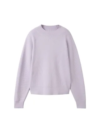 Denim Tom Tailor - Strukturierter Pullover mit LENZING(TM) ECOVERO(TM) - Gr. - XL
