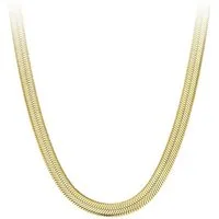 ROUGEMONT Edelstahlkette Wasserfeste Damen Halskette Edelstahl 18K Gold, Wasserfest