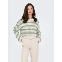 ONLY Rundhalspullover ONLASA LS SHORT O-NECK CC KNT
