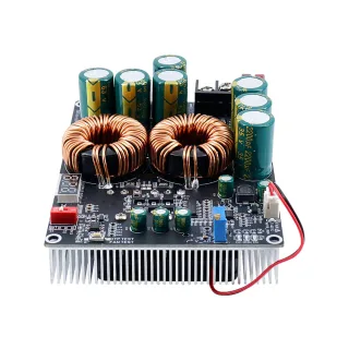 ZK-PW1200 50A High Current Boost Module Non Isolated Power Supply DC 10-30V 1200W Peak 1500W Adjustable Voltage Audio Am