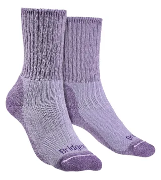 Bridgedale - Damen Wandern Midweight Merinowolle Socken - Violett