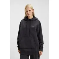HUGO Hoodie Dejandra Oversized Fit, Strassapplikation auf dem Rücken