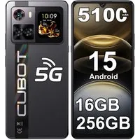 Cubot X100 16GB RAM+256GB ROM 5G Smartphone (17,47 cm/6.88 Zoll, 256 GB Speicherplatz, 64 MP Kamera, Android 15, 5100mAh, 6.88" HD+ 120Hz, NFC, GPS, Face Unlock)