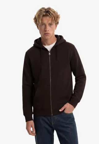Superdry - Essential SD Co Logo Zip-Hoodie Heritage Port Marl - Gr. - S