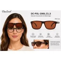 DanCarol Sonnenbrille DC-POL-2068- HI-TR90 -Schweizer Technologie ideal für Brillenträger