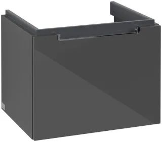 Villeroy & Boch Waschtischunterschrank Subway 2.0 A686 537x420x423mm Griff chromfarbig glänzend Glos A68610FP