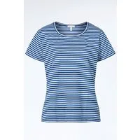 Himalaya Clothing Kurzarmshirt T-Shirt Damen in zeitloser Streifenoptik aus weicher Bio-Baumwolle Damen Oberteil gestreift in bequemer Passform