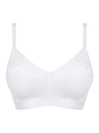 Chantelle Lingerie - Norah Funktionaler bügelloser BH White - Gr. - 90 F