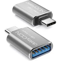 deleyCON deleyCON 2x USB3.1 Adapter USB C zu USB A-Buchse 5Gbit/s OTG USB-Adapter