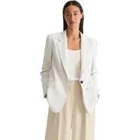 Marc O'Polo Longblazer aus Viskose-Leinen-Mix