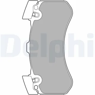 Delphi Bremsbel?ge vorne Audi A6 A7 A8 LP2283