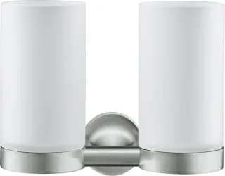 Duravit Starck T Zahnputzbecher Edelstahl Gebürstet 170x98x140 mm - 0099487000 0099487000