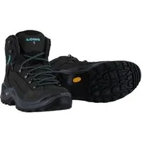 Lowa Renegade Mid S GTX (All-Terrain, wasserdicht, schmal) asphalt/türkis Wanderschuh