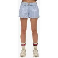 Superdry Shorts COTTON STRIPE ELASTIC SHORT aus Baumwolle, Regular Fit, mit Gummizug, pflegeleichtes Webmaterial
