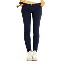 be styled Stretch-Hose Low Waist Hüfthose Röhrenjeans Skinny Hose- Damen - j34L-1-dunkelblau