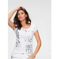 Laura Scott T-Shirt sehr figurbetonte Passform, mit Rundhalsausschnitt