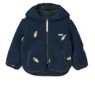Liewood Mara Fleecejacke mit Öhrchen Gr.80 Rocket / Classic navy