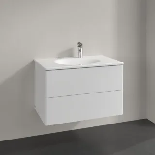 Villeroy und Boch Antao Waschtisch-Unterschrank K04000GF 78,8x50,4x49,6cm, ohne Frontstruktur, glossy white lacquer