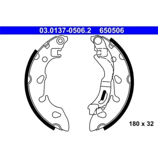 ATE Bremsbackensatz hinten Fiat 500 Panda Ford Ka