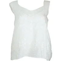 Guru-Shop T-Shirt Besticktes indisches Hippie Top, kurze.. Festival, Ethno Style, alternative Bekleidung