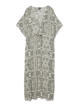 VERO MODA - VMMENNY SS 7/8 KAFTAN WVN BOO Oatmeal - Gr. - L