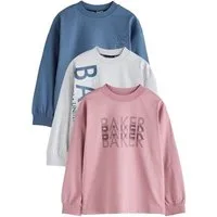 Baker by Ted Baker Langarmshirt Baker by Ted Baker Langarmshirts, 3er-Pack (3-tlg)