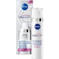 Nivea Gesichtsserum CELLULAR EXPERT FILLER KONZENTRIERTES ANTI-AGE SERUM, aktiviert Hautzellen und polstert die Haut auf