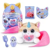 ZURU Plüschfigur Rainbocorns Kittycorn Surprise Serie 9 - Norwegische Waldkatze Astrid