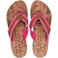 Robin Ruth FF-Damen Zehentrenner Damen Flip Flops mit flacher Sohle in verschiedenen Designs