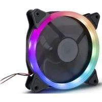 Argus RS-051 RGB 120x120x25, Gehäuselüfter schwarz, 120 mm